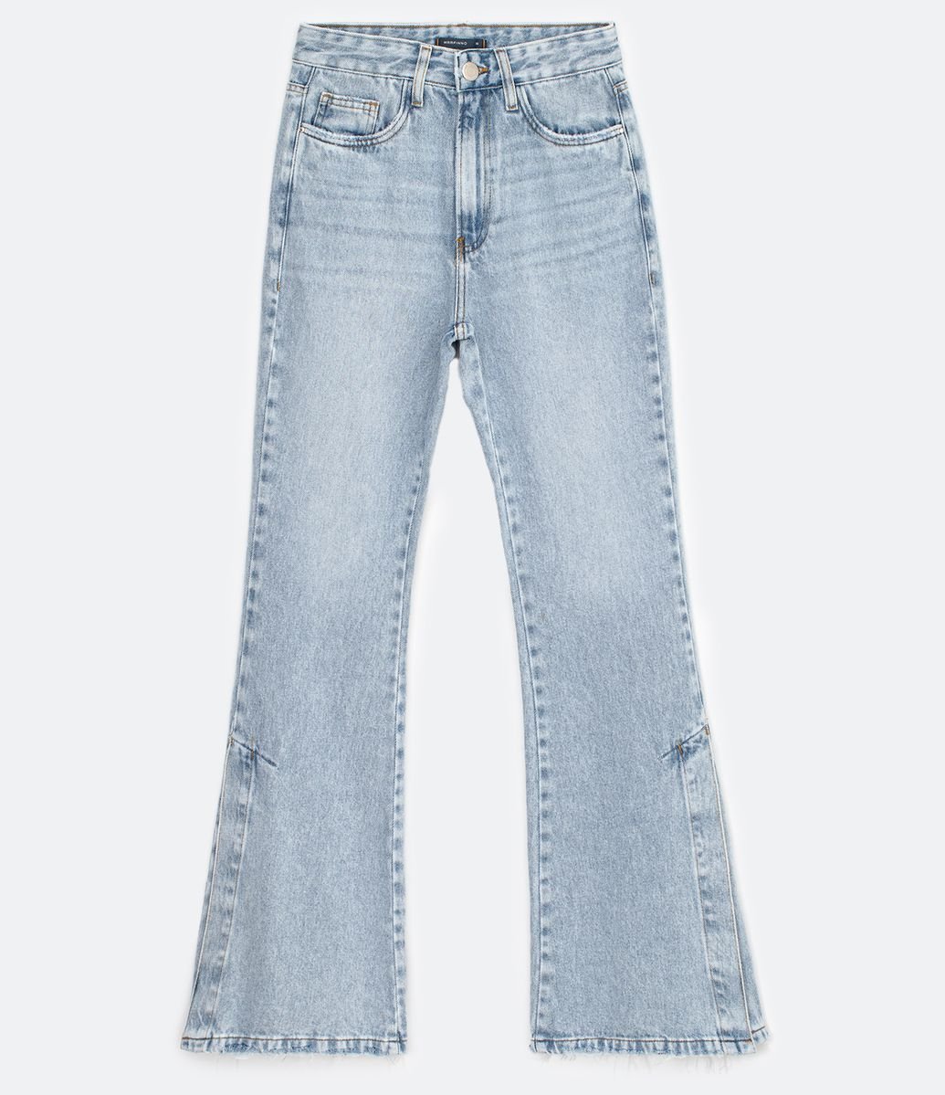 calça flare jeans renner