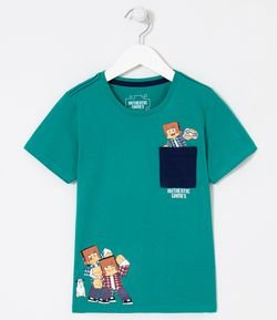 Camiseta Infantil Authentic Games  - Tam 5 a 14 anos