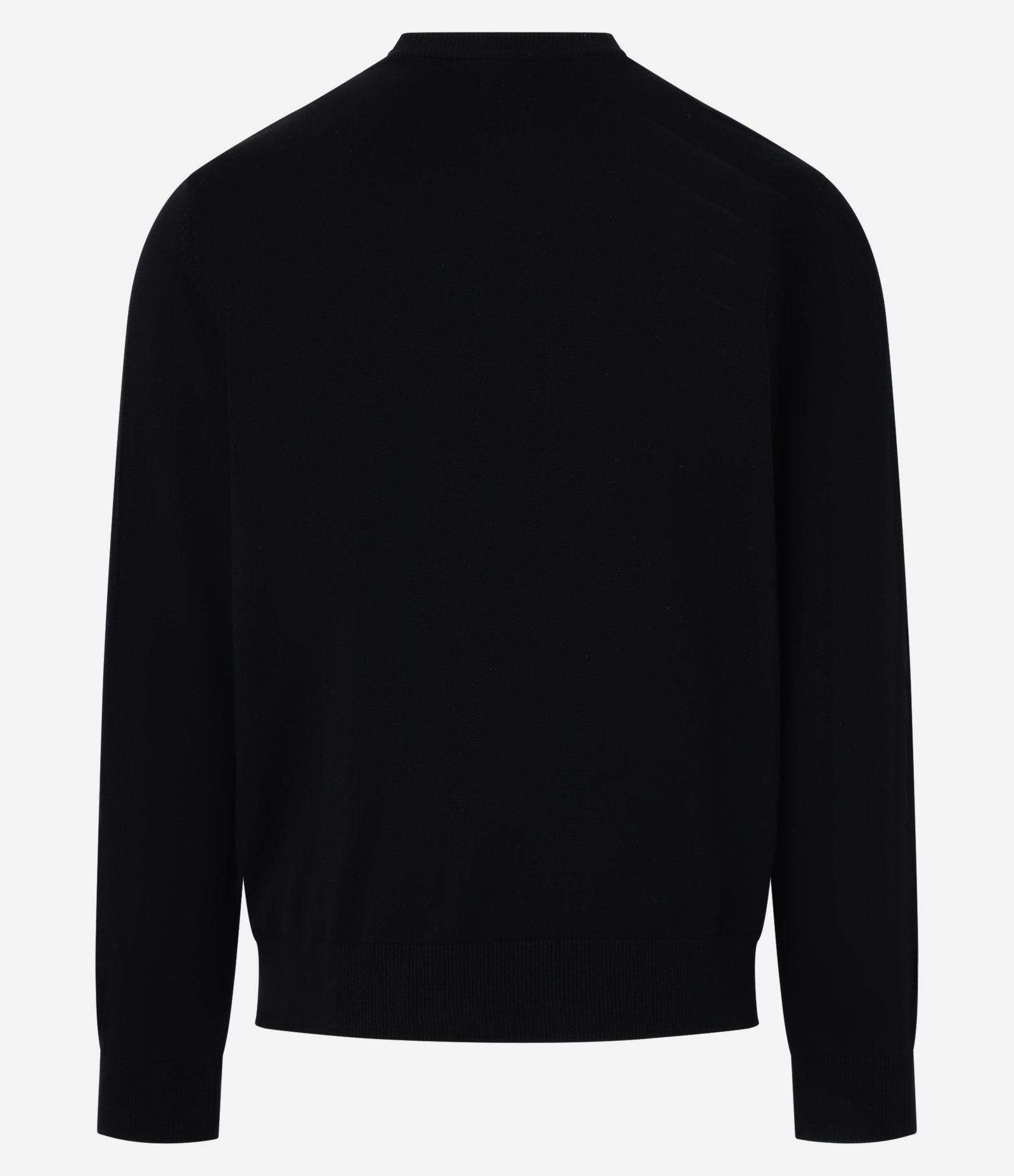 Suéter Comfort Básico em Algodão com Punho Ajustado Preto 6