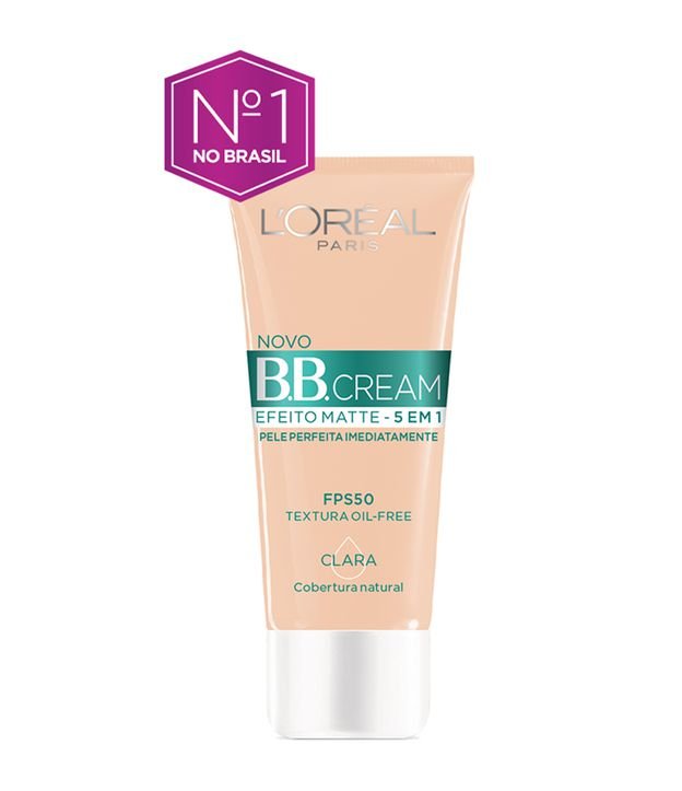 Base BB Cream L'Oréal Paris Efeito Matte FPS 50, 30ml Clara 7