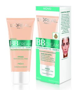 BB Cream 5 Em 1 FPS50 L'Oréal Paris