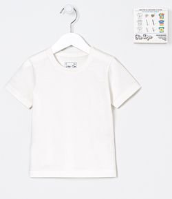 Camiseta Infantil Faça Seu Tie Dye - Tam  1 a 5 anos 