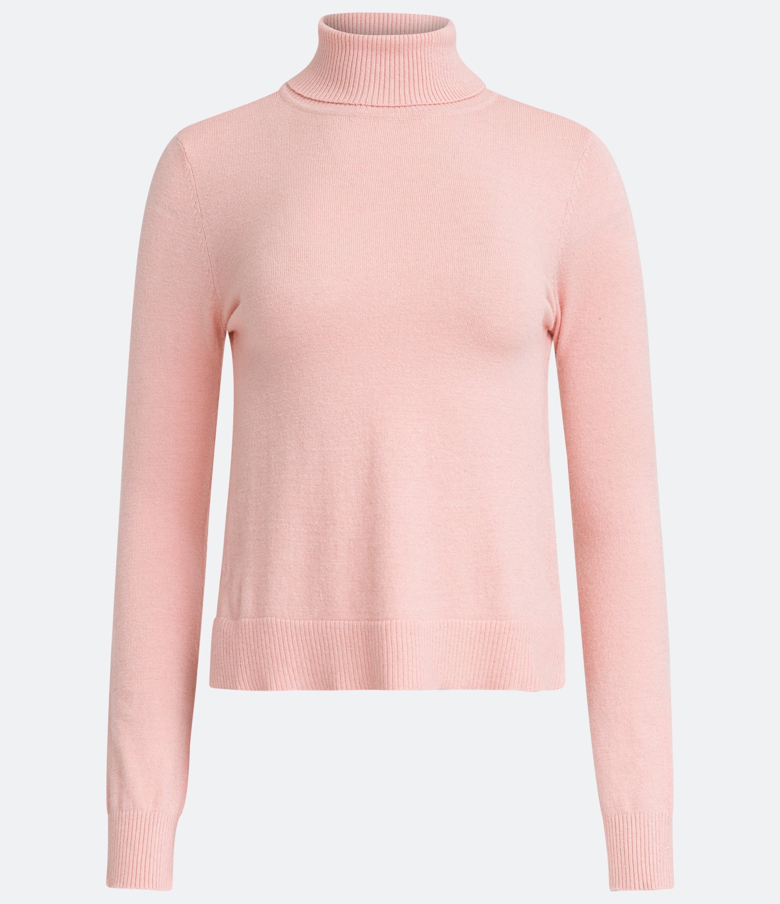 Blusa Alongada em Tricô com Golinha Alta e Fenda 5