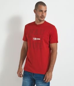 Camiseta com Estampa 