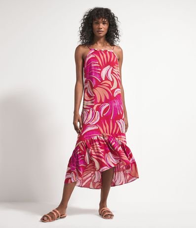 Vestido Curto Sem Mangas Estampa Bananas com Babados é ruim? Vestido Curto Sem Mangas Estampa Bananas com Babados é boa?