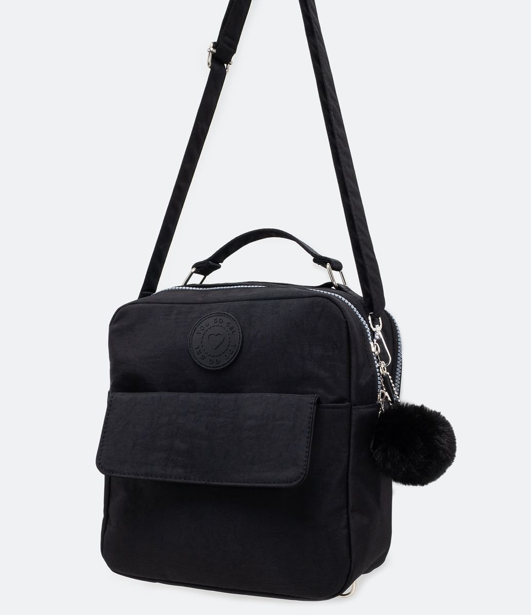 Bolsa transversal que vira mochila Clearance