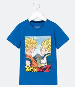 Camiseta Infantil Dragon Boll Z - Tam 5 a 14 anos 