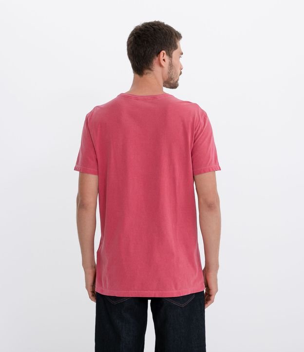 Camiseta com Estampa Fone | Marfinno | Vermelho | P