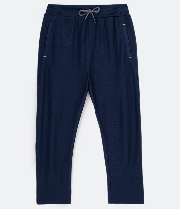 Calça Jogger em Moletom Cropped