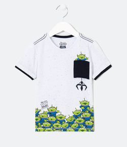 Camiseta Infantil Estampa ETs Toy Story -  Tam 2 a 5 anos