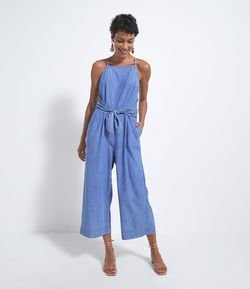 macacão jeans pantacourt renner