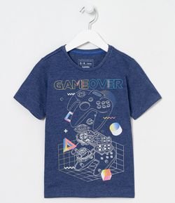 Camiseta Infantil Videogame - Tam 5 a 14 anos