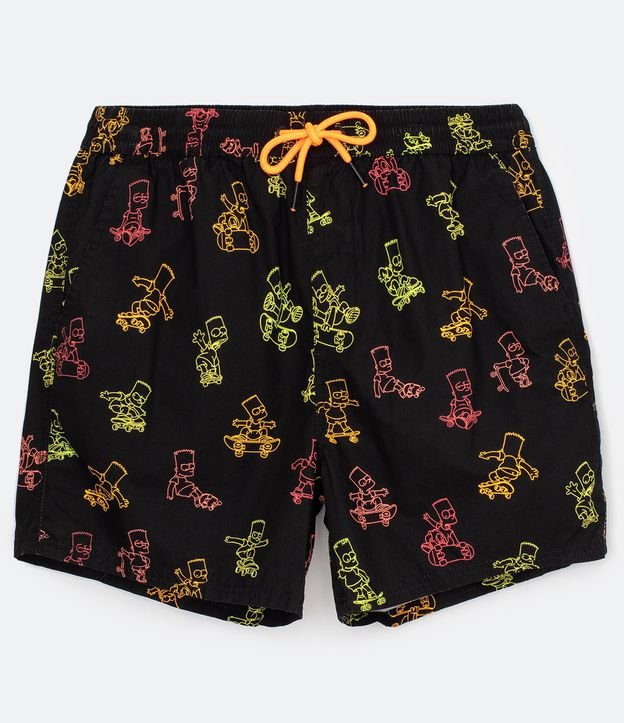 bermuda com estampa simpsons