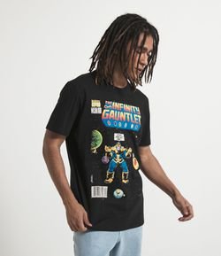 Camiseta com Estampa Thanos