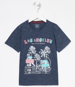 Camiseta Infantil Los Angeles - Tam 5 a 14 anos