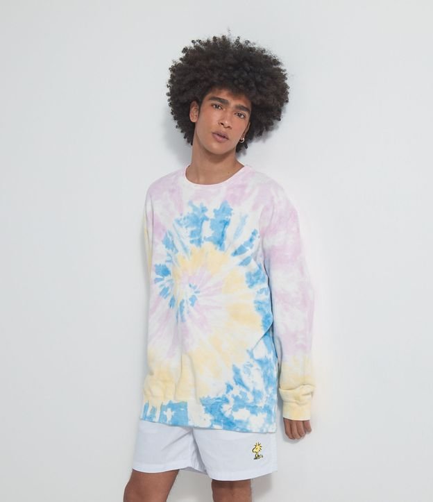 tie dye moletom com capuz asos