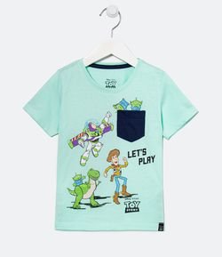 Camiseta Infantil Estampa Toy Story - Tam 2 a 5 anos
