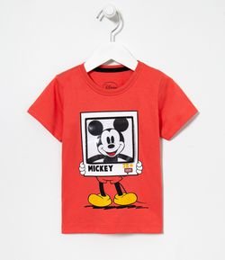 Camiseta Infantil Mickey - Tam 1 a 5 anos