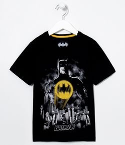 Camiseta Infantil Batman - Tam 4 a 10 anos