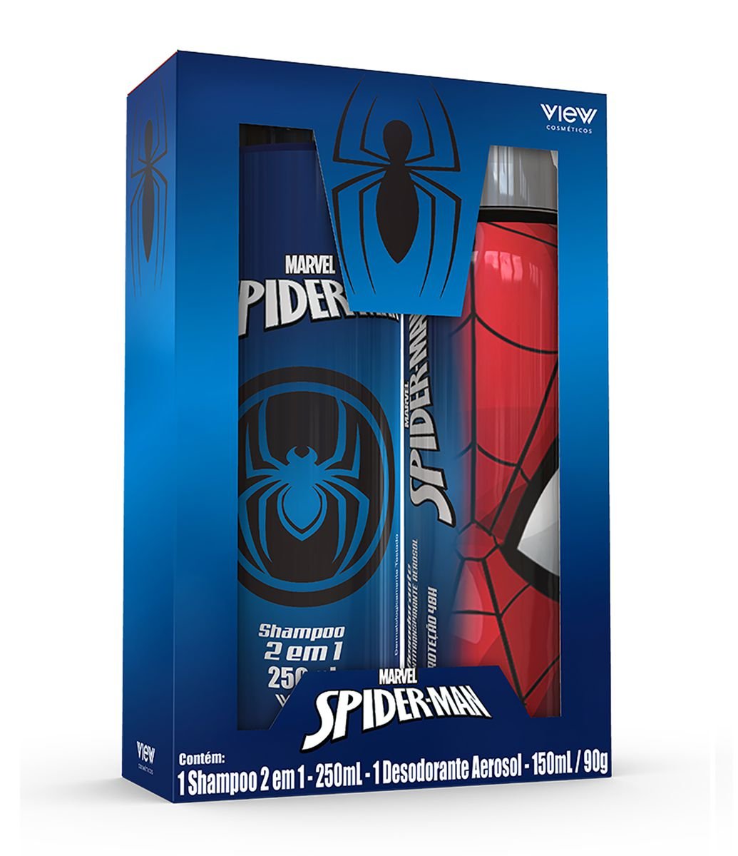 Kit Infantil Homem Aranha Marvel View com Shampoo 2 em 1 + Desodorante  é boa?