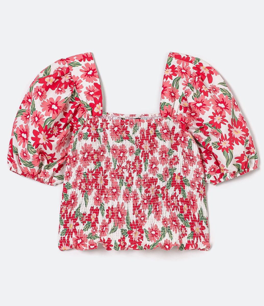 Cropped floral