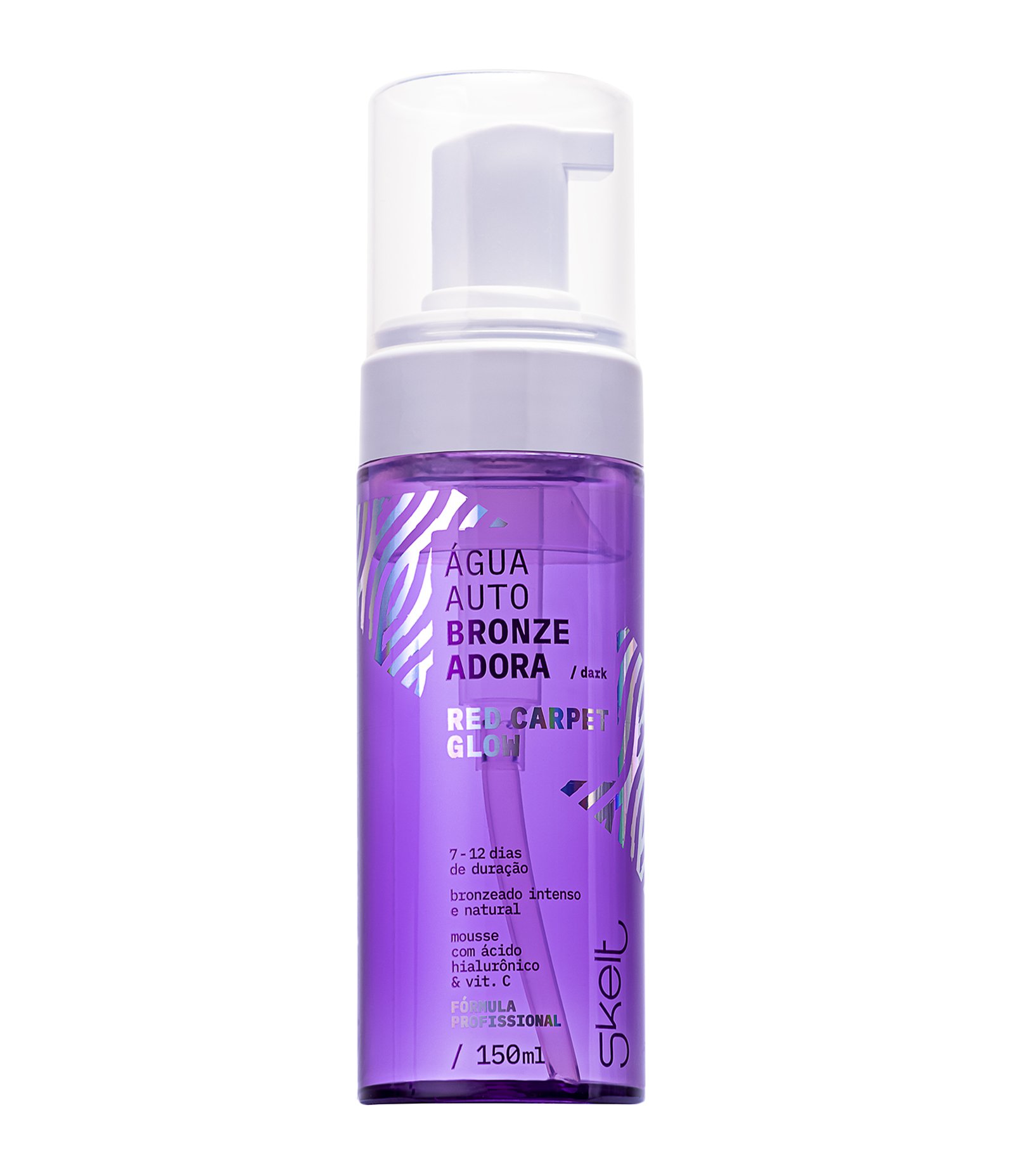 Água Autobronzeadora em Mousse Dark Skelt 150ml 1