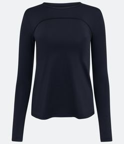 Camiseta Esportiva em Microfibra com Recorte e Proteção UV