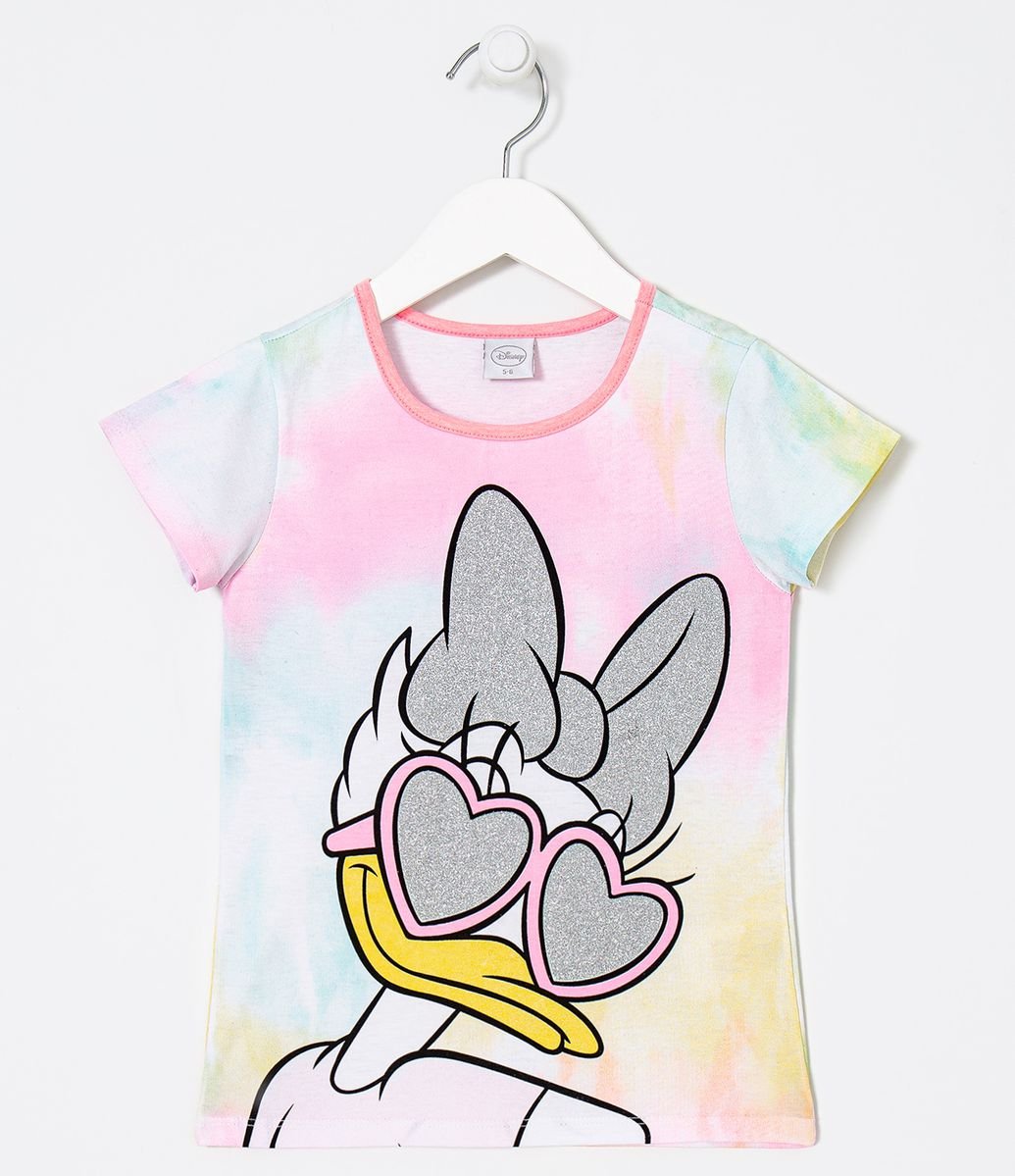 blusa com estampa de margarida