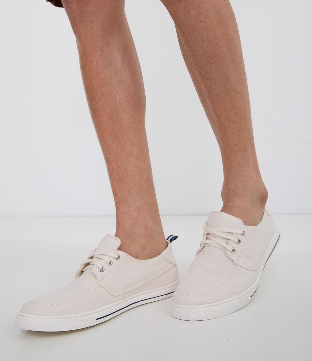 Tênis Masculino Docksider Bege