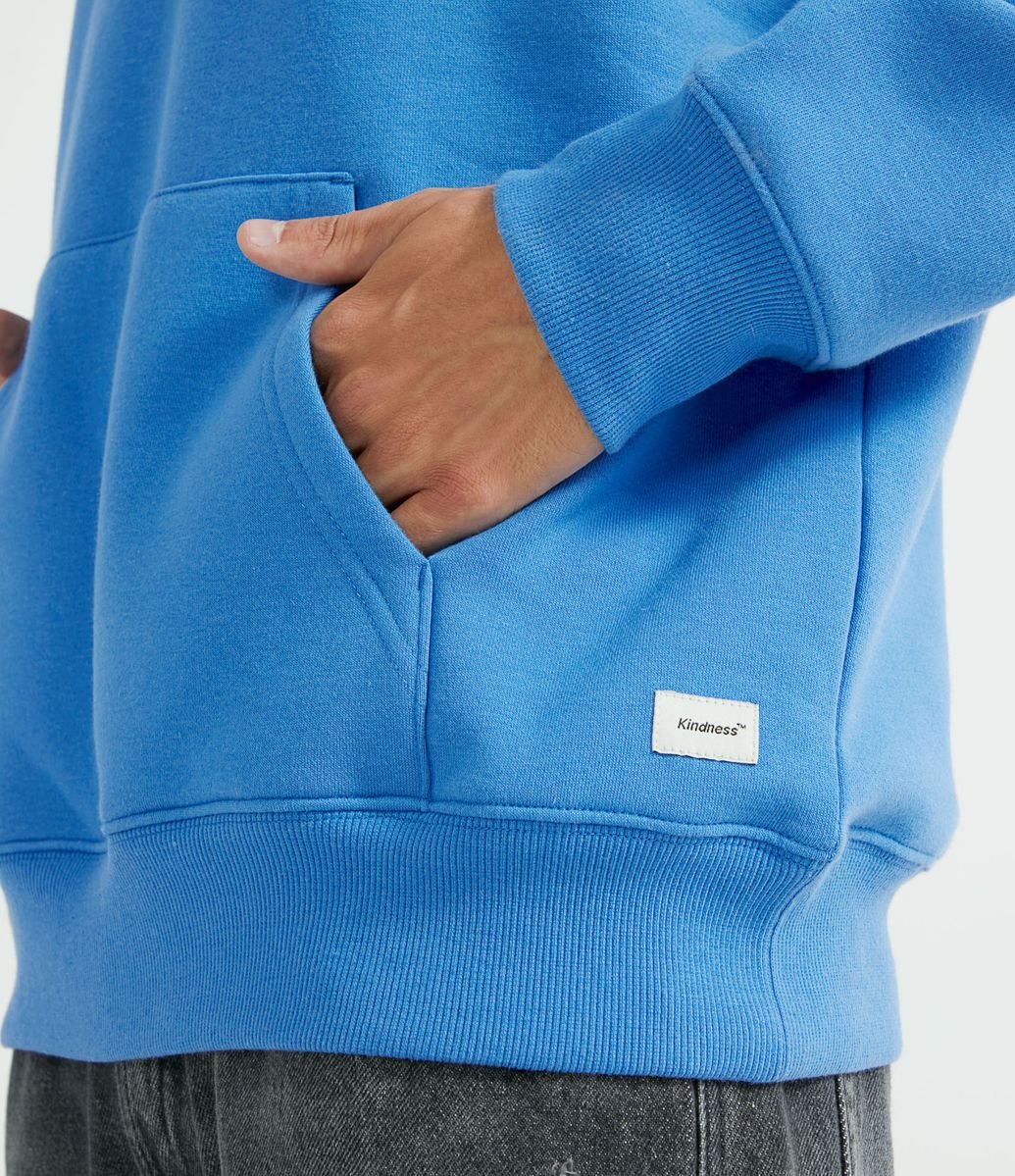 givenchy destroyed moletom com capuz blue