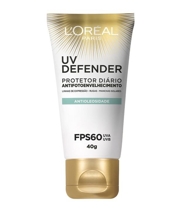 Protetor Solar Facial Antioleosidade Uv Defender Fps 60 Loréal Paris 40g 1