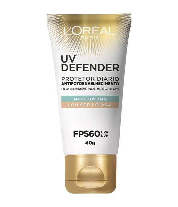 Protetor Solar Facial L'Oréal Paris UV Defender Antioleosidade FPS 60, 40g Clara 1