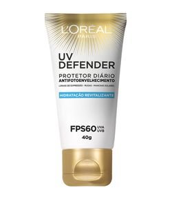 Protetor Solar Facial Hidratante Uv Defender Fps 60 Loréal Paris