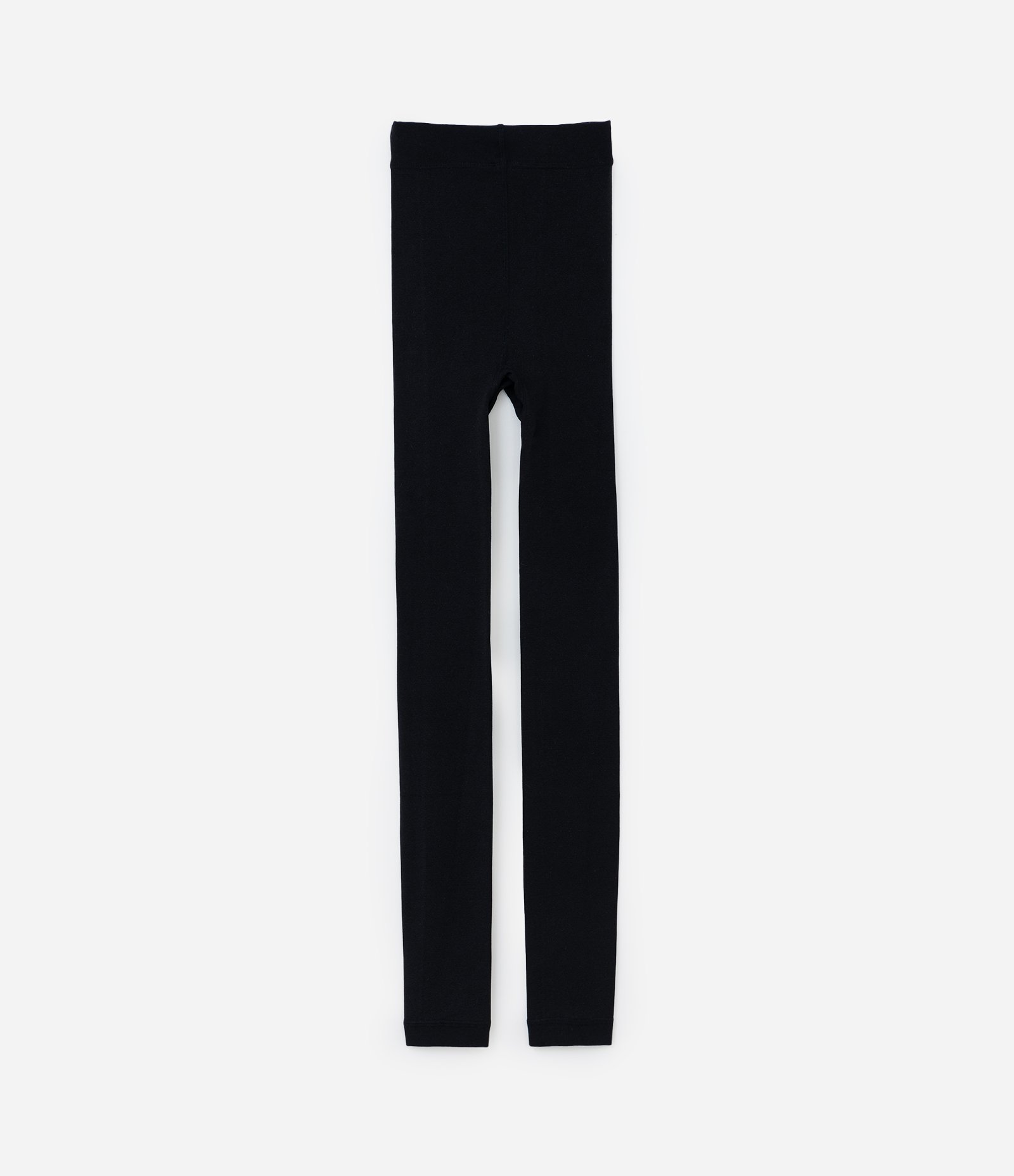 Meia Calça Legging em Fleece Sem Estampa Preto 4