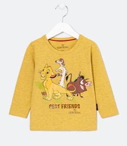 Camiseta Infantil Rei Leão - Tam 1 a 5 anos