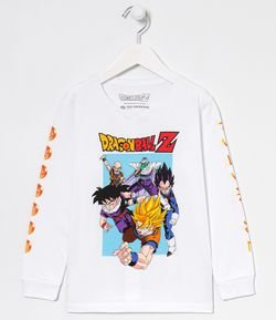 Camiseta Infantil Dragon Ball - Tam 5 a 14 anos