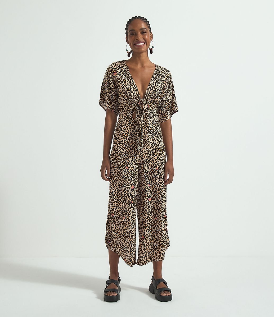 jaqueta animal print renner