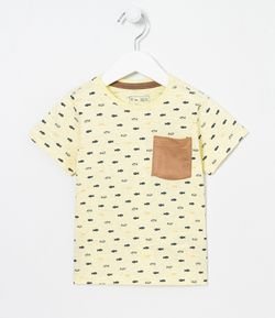 Camiseta Infantil Peixinhos - Tam 1 a 5 anos