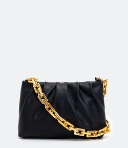 Bolsa Lisa Baguete com Alça De Corrente