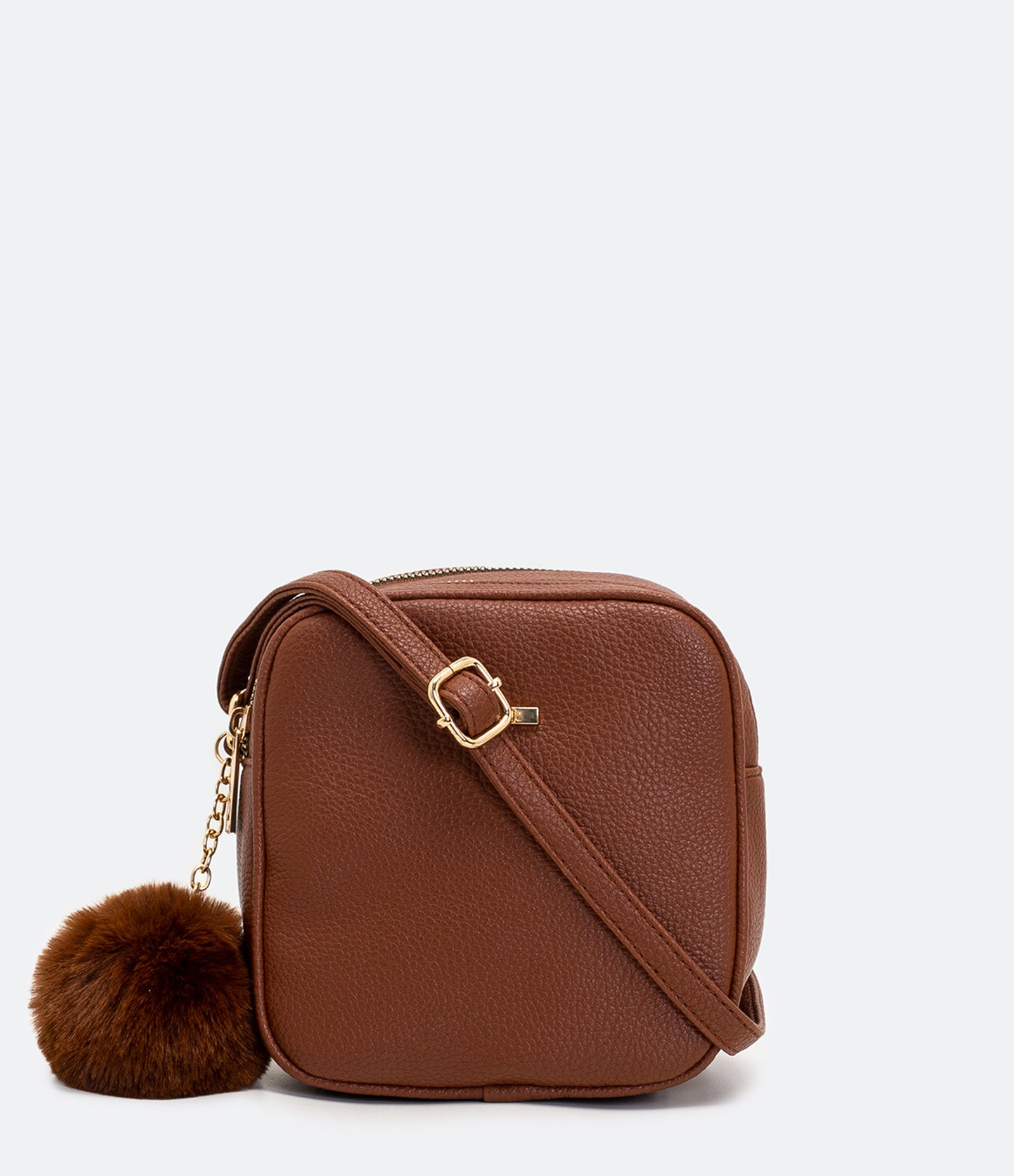 Bolsa Transversal Floater com Pompom 1