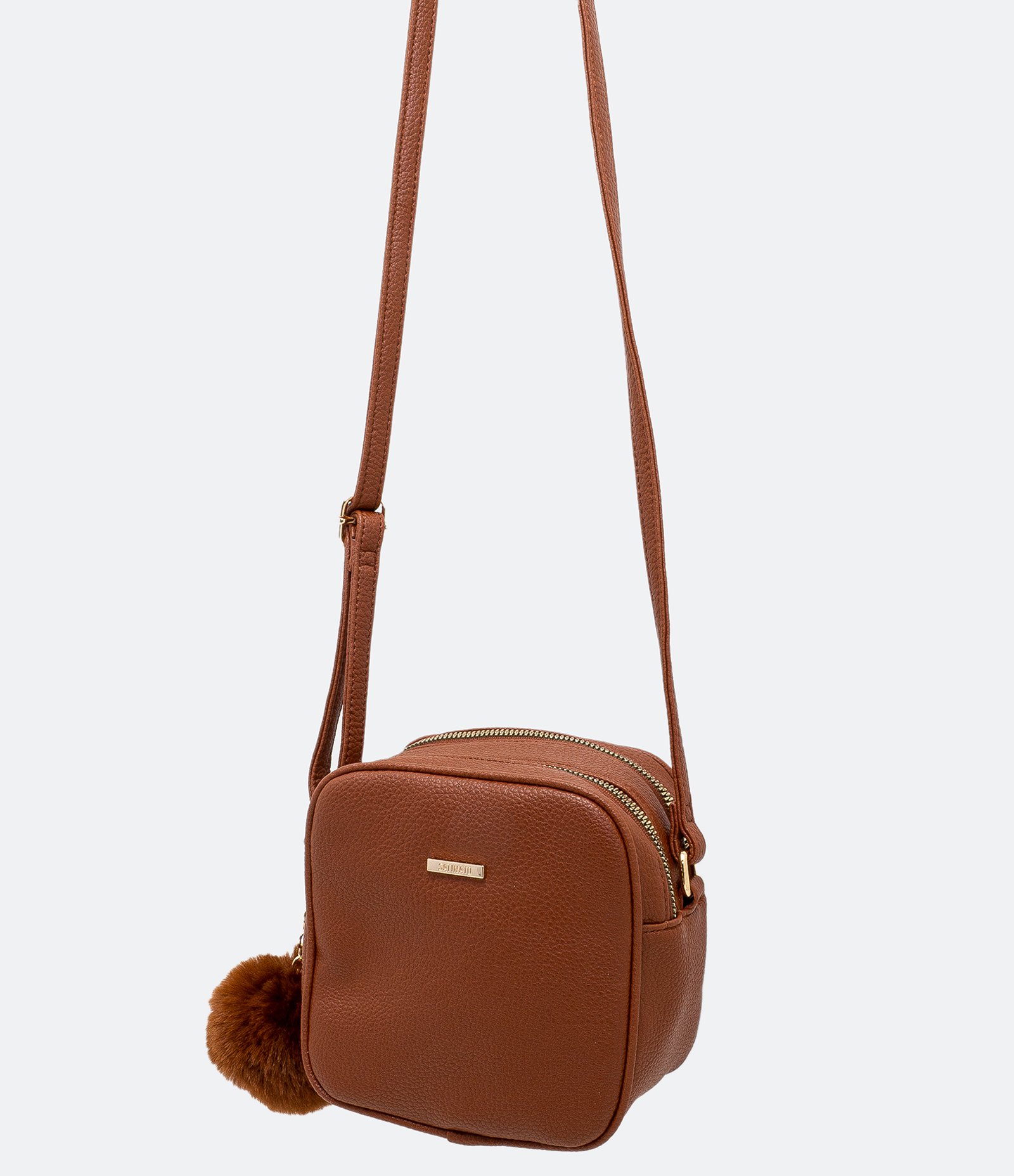 Bolsa Transversal Floater com Pompom 5