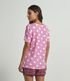 Imagem miniatura do produto Blusa de Pijama Manga Corta Estampado a Lunares  Rosado 2