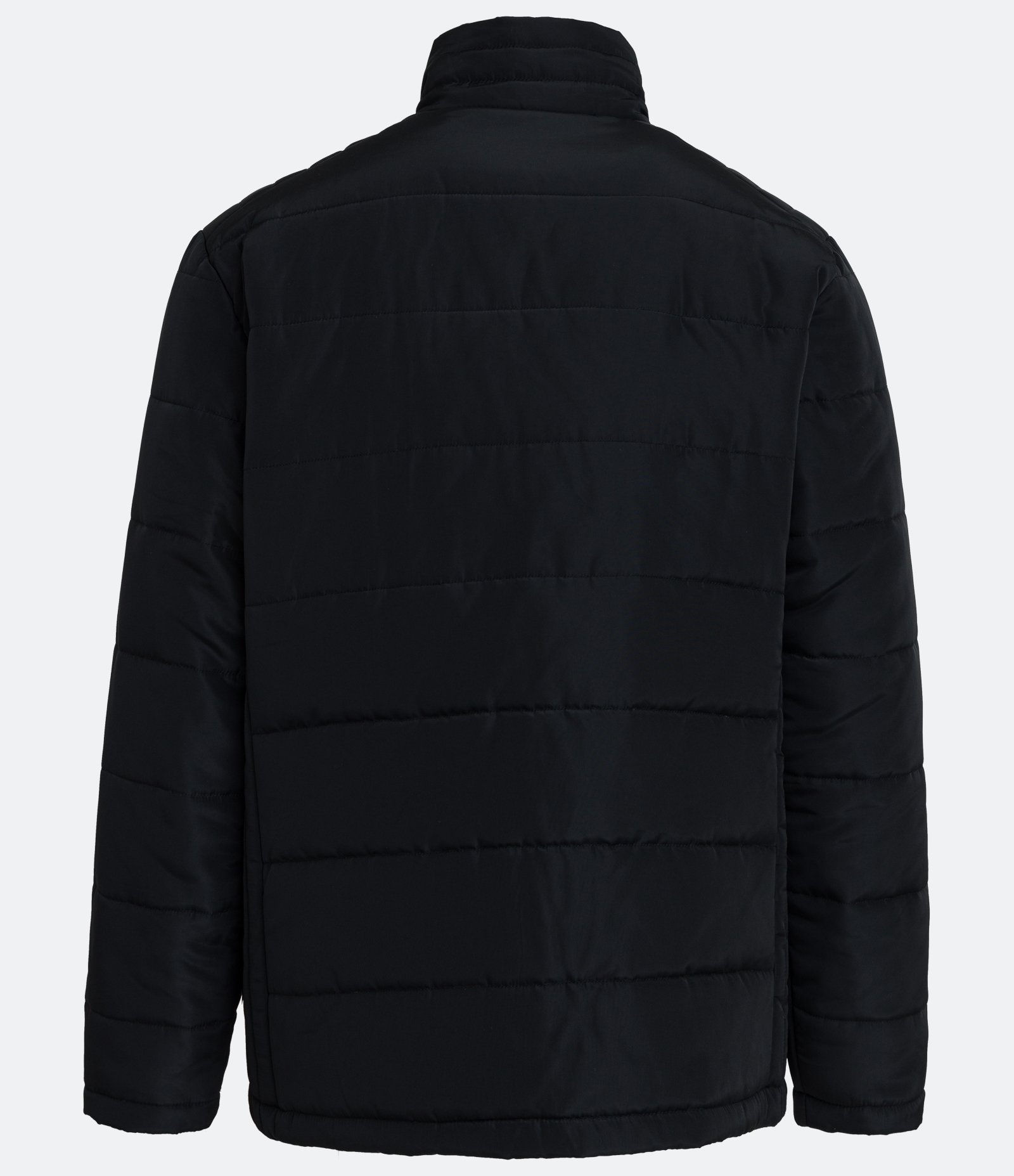 Jaqueta Puffer com Zíper e Gomos Preto 8