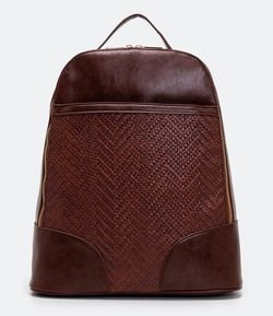 Mochila Feminina com Textura