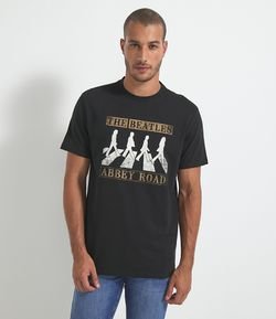 Camiseta com Estampa The Beatles