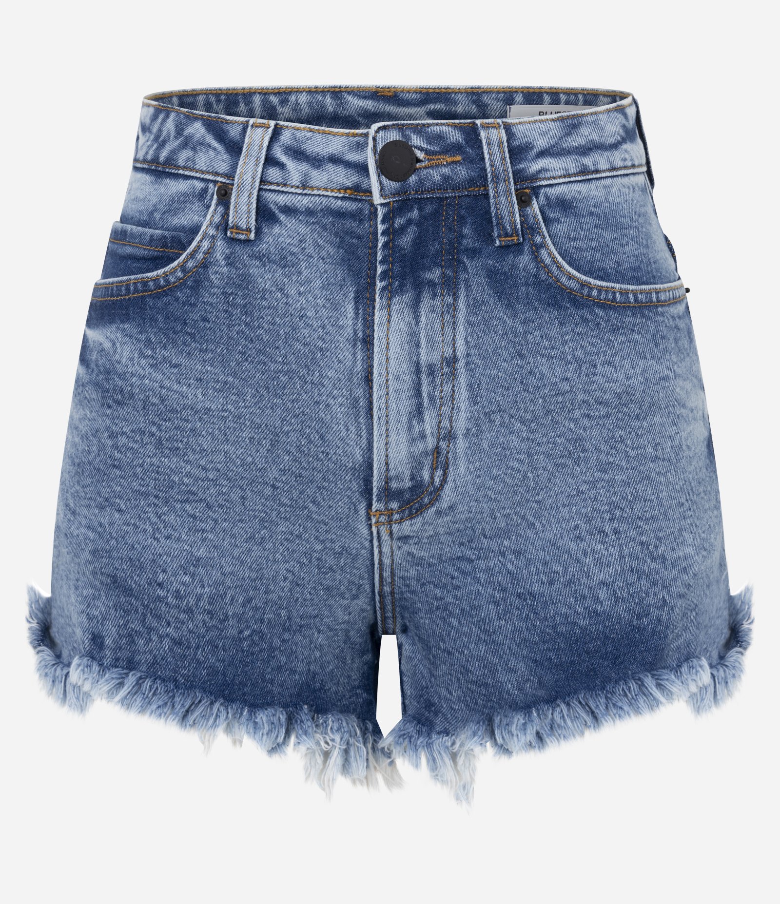 Short Hot Pants em Jeans com Barra Desfeita Médio 6