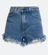Imagem miniatura do produto Short Hot Pants Jeans con Terminación Gastada Azul 5