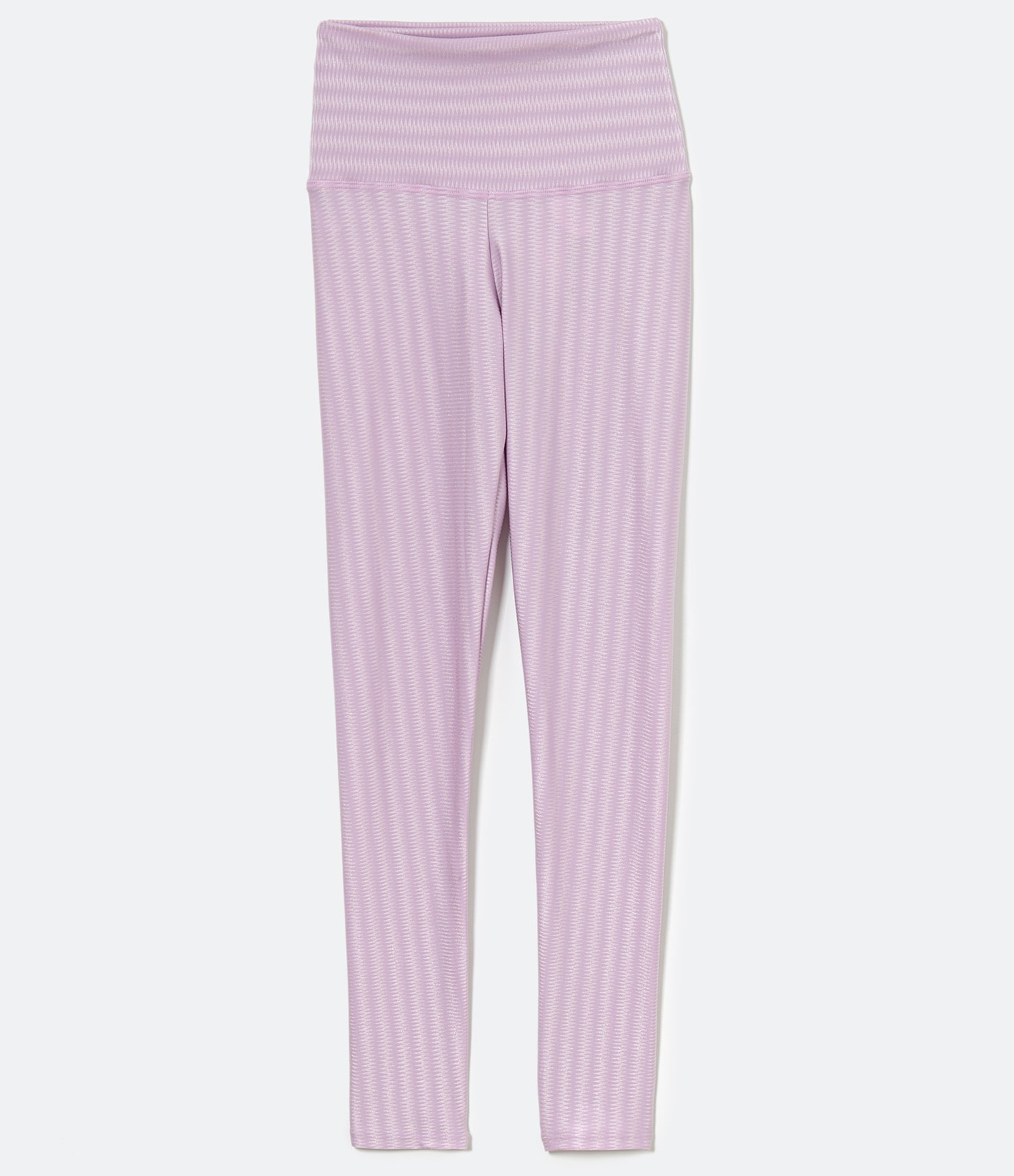 Calça Legging Esportiva em Poliamida Texturizada com Brilho e Cós Alto 5