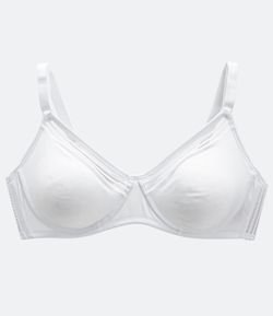 Sutiã Sem Bojo Com Aro em Microfibra com Detalhes de Elástico DelRio