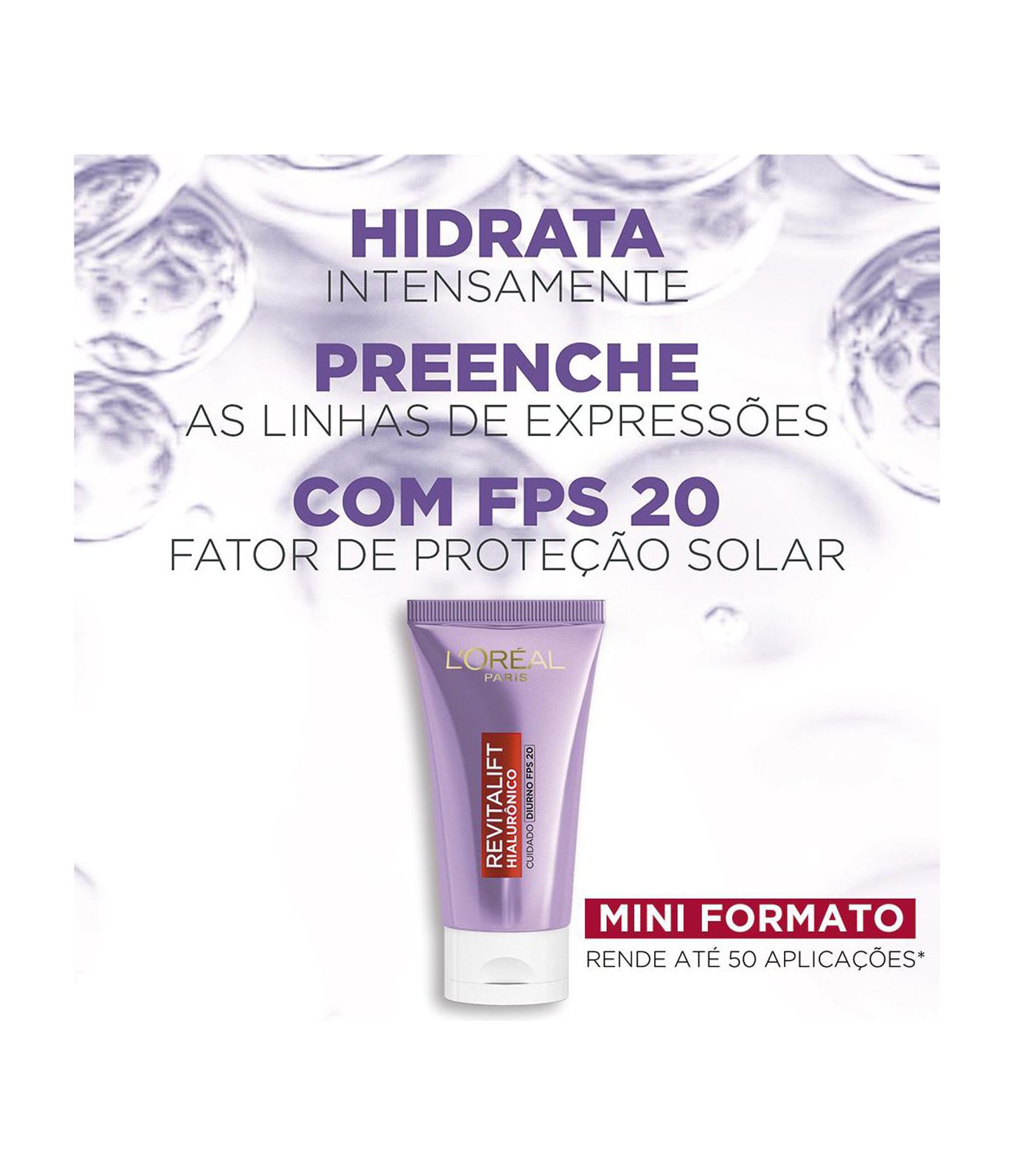 Creme Facial Anti-idade L'Oréal Paris Revitalift Hialurônico Diurno FPS 20 25g 4